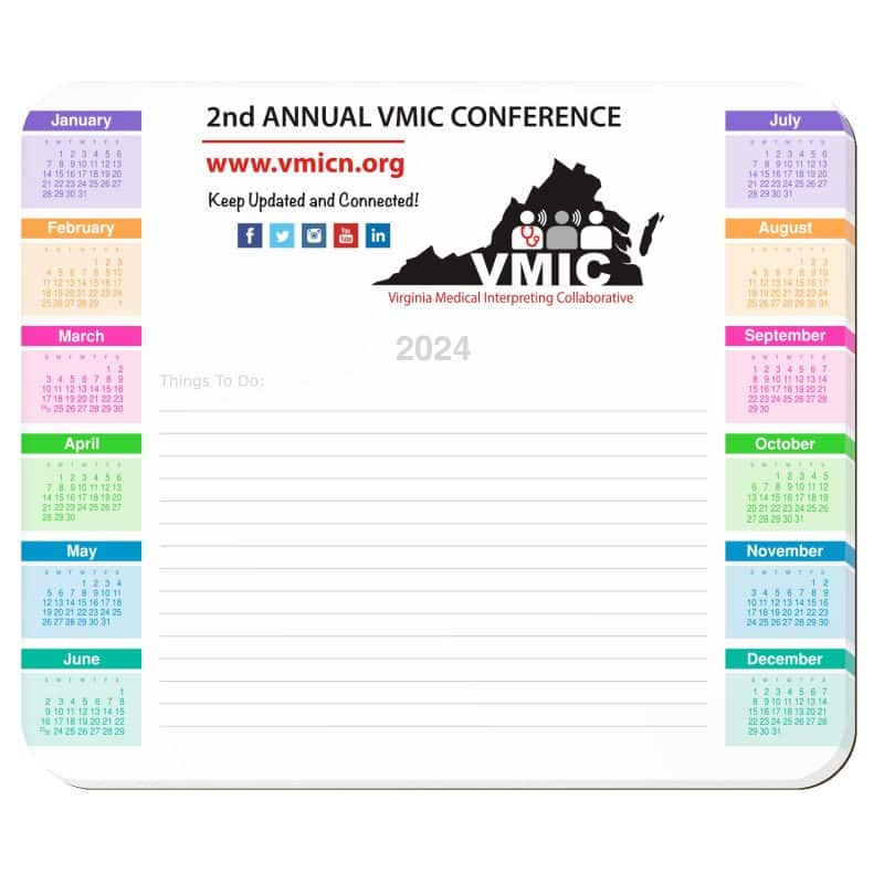 Custom Paper Mouse Scratch Pad | 8 1/4" x 7" | 40 Sheet - 1